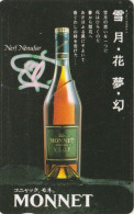 Télécarte JAPON / 110-011 - ALCOOL - COGNAC MONNET - Alcohol FRANCE Related JAPAN Phonecard - Alkohol TK - Alimentación