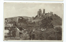 Dorset Postcard Corfe Castle From The East Unused Dated 1943 - Sonstige & Ohne Zuordnung