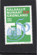1995 Groenlandia - 50 Anni Delle Nazioni Unite - Ongebruikt