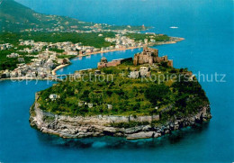 73704943 Ischia Fliegeraufnahme Mit Aragonischem Schloss Ischia - Autres & Non Classés