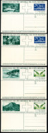 Postkarten P140-41 BUNDESFEIER 4 Karten Postfrisch Feinst 1931 Kat.360,00€ - Postwaardestukken