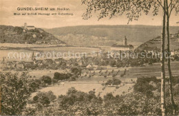 73704785 Gundelsheim Neckar Blick Auf Schloss Hornegg Und Guttenberg Gundelsheim - Other & Unclassified