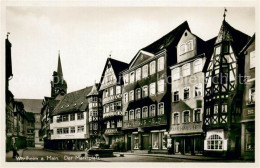 73704782 Wertheim Main Der Marktplatz Fachwerkhaeuser Geschaefte Wertheim Main - Wertheim