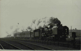 Direct Orry, Omnibus Creil à Saint-Denis - Départ Paris 11 H. - Cliché J. Renaud, Hiver 1951 - Trenes