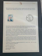 BOLLETTINO ILLUSTRATIVO EMISSIONE FRANCOBOLLO BRUNO IELO ANNO 2020 - Express/pneumatic Mail