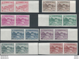 1962-70 Pakistan Khyber And Shalimar 8 Pairs Np Variety MNH SG N. 171/80 - Pakistán