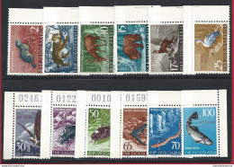 1954 TRIESTE B, N° 101/112  12 Valori  MNH/** ANGOLO DI FOGLIO - Altri & Non Classificati