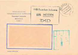DDR Brief ZKD 1965 VVB Feuerfest Industrie Meissen - Zentraler Kurierdienst