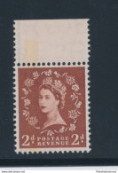 1959 GRAN BRETAGNA - Elisabetta II N. 309F Grafite Bande Fosforo - MNH** - Andere & Zonder Classificatie