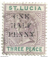 1892 ST. LUCIA - SG N° 53   USED - Altri & Non Classificati