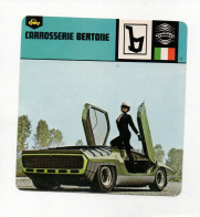 FICHE AUTOMOBILE -  CARROSSERIE BERTONE - Voitures