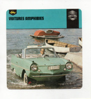 FICHE AUTOMOBILE -  VOITURES AMPHIBIES - KFZ