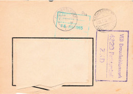 DDR Brief ZKD 1965 VEB Braunkohlenwerk Nachterstedt - Central Mail Service