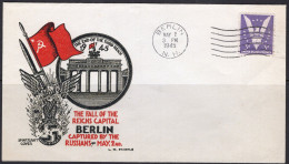 1945 Staehle Cover - World War II, Berlin Captured By The Russians, May 2 - Cartas & Documentos
