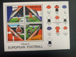 Gibraltar 2000 European Soccer MNH - Gibilterra