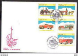 2607  Firemen - Pompiers 1998 - FDC - Cb - 3,25 - Firemen