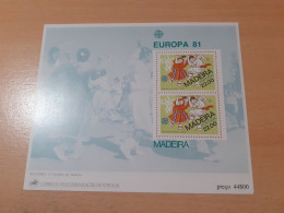TIMBRES   EUROPA   1981  BF  MADERE   N  2   COTE  5,00  EUROS    NEUFS  LUXE** - 1981