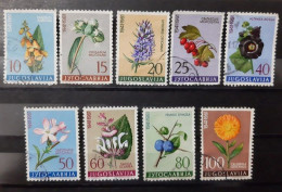 YUGOSLAVIA 1961 Local Flora USED - Usados