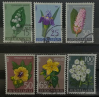 YUGOSLAVIA 1963 Local Flora USED - Gebraucht