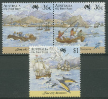 Australien 1987 200 J.Kolonisation Erste Flotte Teneriffa 1033/35 ZD Postfrisch - Ongebruikt