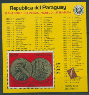 Paraguay 1977 Nobelpreisträger Literatur Block 306 Postfrisch (C22640) - Paraguay