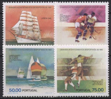 Portugal 1982 Sport Segel-WM Rollhockey-WM Fußball-WM 1558/61 Postfrisch - Ungebraucht