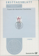 Bund Jahrgang 2003 Ersttagsblätter ETB Komplett (XL9703) - Lettres & Documents