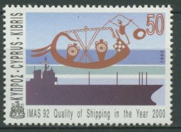 Zypern 1992 Internat. Küsten- Und Schiffahrtskonferenz IMAS'92 798 Postfrisch - Unused Stamps