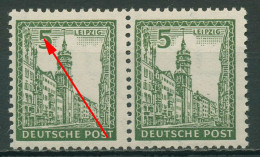 SBZ West-Sachsen 1946 Abschiedsserie Mit Plattenfehler 152 Y I Postfrisch - Otros & Sin Clasificación