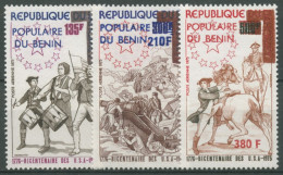 Benin 1976 200 Jahre Unabhängigkeit Der USA 61/63 Postfrisch - Benin - Dahomey (1960-...)