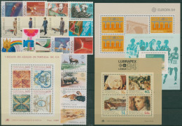 Portugal Kompletter Jahrgang 1984 Postfrisch (SG30817) - Annate Complete