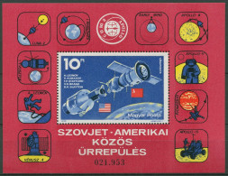 Ungarn 1975 Raumfahrt Apollo-Sojus Block 111 A Postfrisch (C92510) - Blocks & Sheetlets