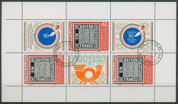 Bulgarien 1990 Briefmarkenausstellung ESSEN MiNr.1 Bayern 3831 K Gestem.(C94980) - Hojas Bloque