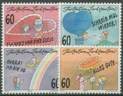 Liechtenstein 1995 Grußmarken Zeichnungen 1111/14 Postfrisch - Unused Stamps