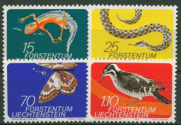 Liechtenstein 1974 Tiere Kleintiere Alpenbiotop 609/12 Postfrisch - Ongebruikt