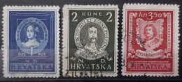 CROATIA 1943 Famous Croatians USED - Kroatien