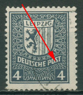 SBZ West-Sachsen 1946 Abschiedsserie Mit Plattenfehler 151 Y I Gestempelt - Autres & Non Classés