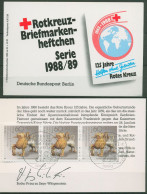 Berlin Rotes Kreuz 1988 Goldkunst Markenheftchen 819 MH ESST Berlin (C60203) - Libretti