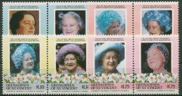 St. Vincent-Grenadinen 1985 Geb. Königinmutter Elisabeth 413/20 ZD Postfrisch - St.Vincent E Grenadine