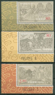 China 2001 Eroberung Taiwans 3304/06 Ecken Mit Bogennummer Postfrisch - Unused Stamps