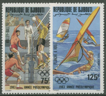 Dschibuti 1983 Olympische Sommerspiele Los Angeles 361/62 Postfrisch - Gibuti (1977-...)