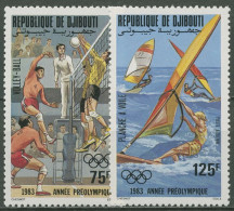 Dschibuti 1983 Olympische Sommerspiele Los Angeles 361/62 Postfrisch - Yibuti (1977-...)