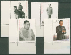 China 1998 Politiker Zhou Enlai 2892/95 Ecke Postfrisch - Ungebraucht