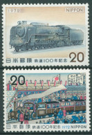 Japan 1972 Eisenbahn Lokomotive 1164/65 Postfrisch - Ungebraucht