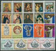Vatikan 1971 Jahrgang Komplett (577/95) Postfrisch (SG99205) - Années Complètes