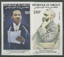 Dschibuti 1983 15. Todestag V. Martin Luther King Nobelpreis 369/70 B Postfrisch - Gibuti (1977-...)