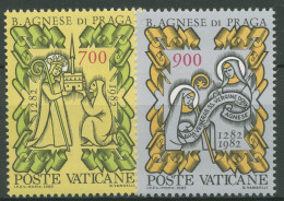 Vatikan 1982 Selige Agnes Von Böhmen 803/04 Postfrisch - Ongebruikt