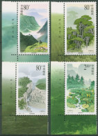 China 2001 Liupan-Gebirge Wald Fluss 3295/98 Ecken Postfrisch - Neufs