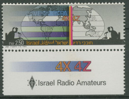 Israel 1987 Rundfunk Radio Radioamateure 1063 Mit Tab Postfrisch - Neufs (avec Tabs)
