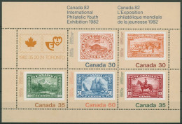 Kanada 1982 CANADA '82 Jugendphilatelieausstellung Block 2 Postfrisch (C40031) - Blocs-feuillets